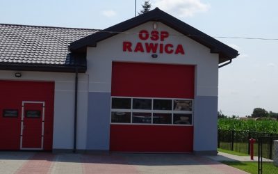 Nadbudowa budynku OSP Rawica polegającego na zmianie konstrukcji dachu, oraz rozbudowa budynku o garaż